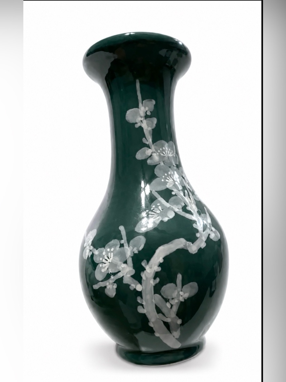 Oriental Floral Vase 6.25”